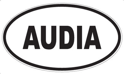 AUDIA - Oval Magnet