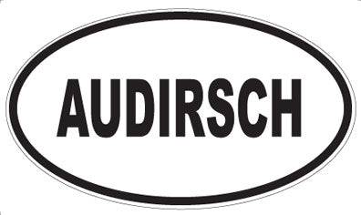 AUDIRSCH - Oval Magnet