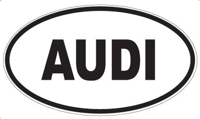AUDI - Oval Magnet