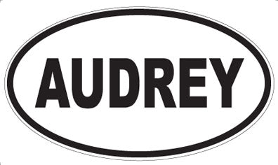AUDREY - Oval Magnet