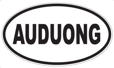 AUDUONG - Oval Magnet
