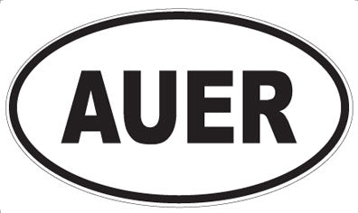 AUER - Oval Magnet