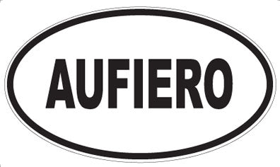 AUFIERO - Oval Magnet
