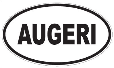 AUGERI - Oval Magnet