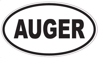 AUGER - Oval Magnet