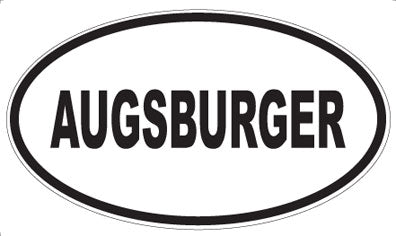 AUGSBURGER - Oval Magnet