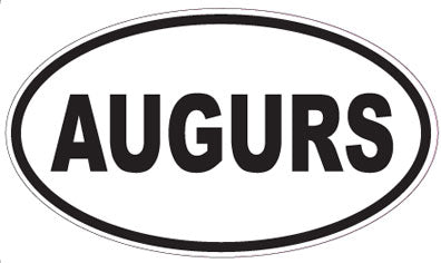 AUGURS - Oval Sticker