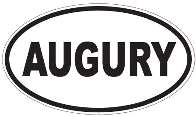 AUGURY - Oval Sticker