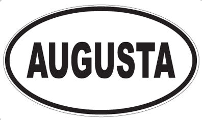 AUGUSTA - Oval Magnet