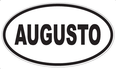 AUGUSTO - Oval Magnet