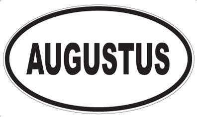 AUGUSTUS - Oval Magnet