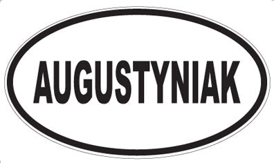AUGUSTYNIAK - Oval Magnet
