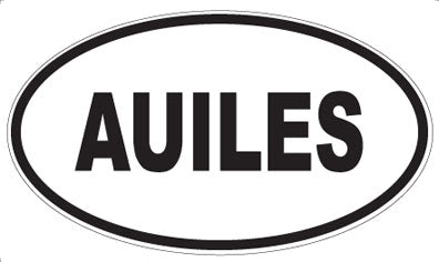 AUILES - Oval Magnet