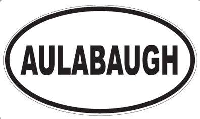 AULABAUGH - Oval Magnet
