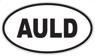 AULD - Oval Magnet