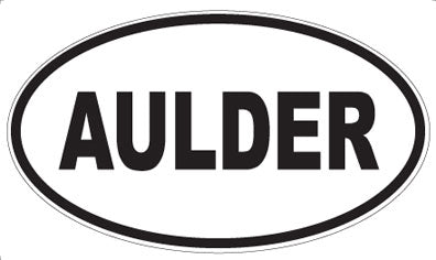 AULDER - Oval Magnet