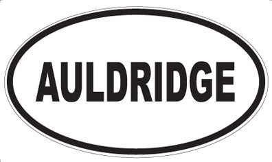 AULDRIDGE - Oval Magnet