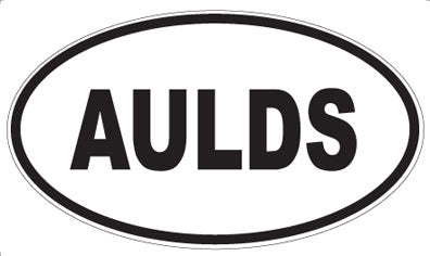 AULDS - Oval Magnet