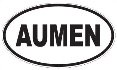 AUMEN - Oval Magnet
