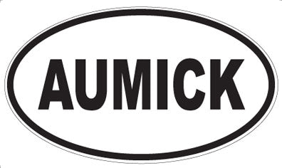 AUMICK - Oval Magnet