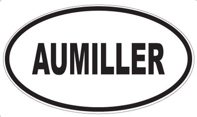 AUMILLER - Oval Magnet