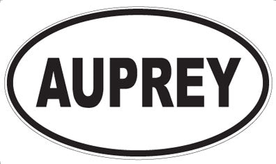 AUPREY - Oval Magnet