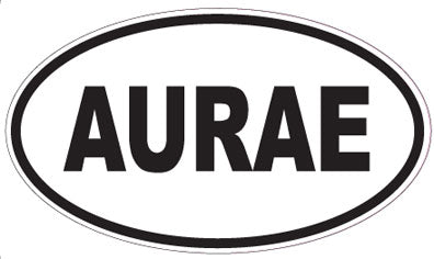 AURAE - Oval Sticker
