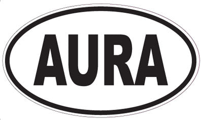 AURA - Oval Sticker