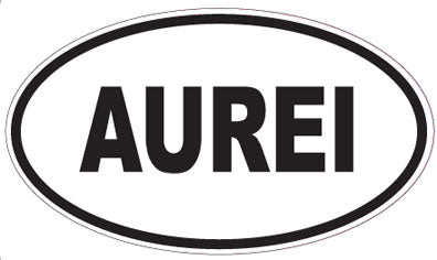 AUREI - Oval Sticker