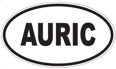 AURIC - Oval Magnet