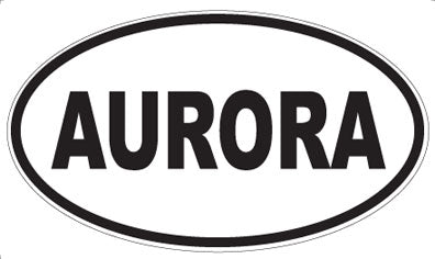 AURORA - Oval Magnet