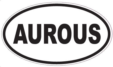 AUROUS - Oval Sticker