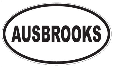 AUSBROOKS - Oval Magnet
