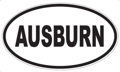 AUSBURN - Oval Magnet