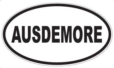 AUSDEMORE - Oval Magnet