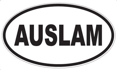 AUSLAM - Oval Magnet