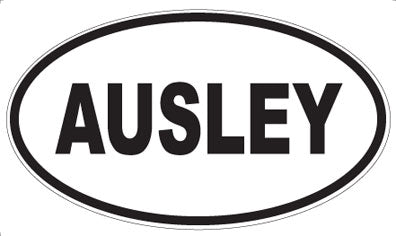 AUSLEY - Oval Magnet