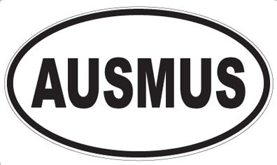 AUSMUS - Oval Magnet