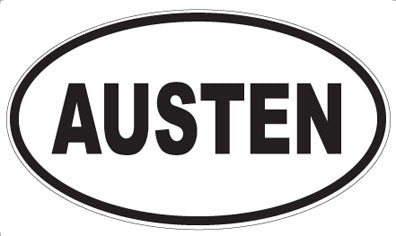 AUSTEN - Oval Magnet
