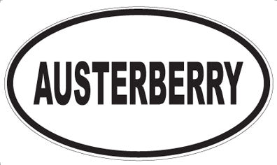 AUSTERBERRY - Oval Magnet