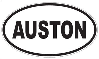 AUSTON - Oval Magnet