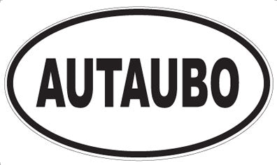 AUTAUBO - Oval Magnet