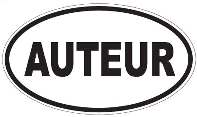 AUTEUR - Oval Sticker