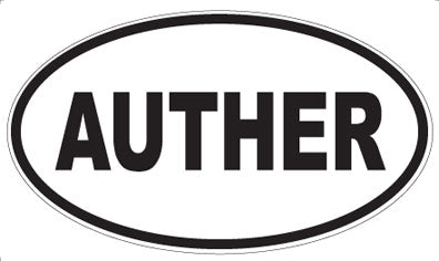 AUTHER - Oval Magnet