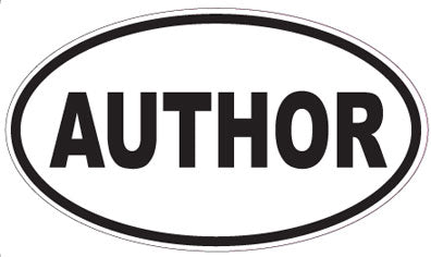 AUTHOR - Oval Sticker