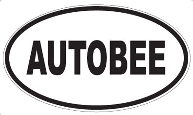 AUTOBEE - Oval Magnet