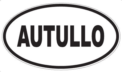 AUTULLO - Oval Magnet