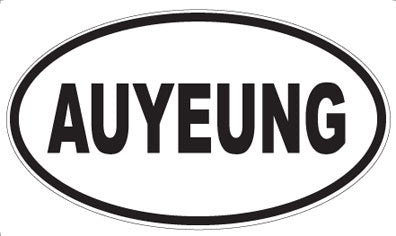 AUYEUNG - Oval Magnet