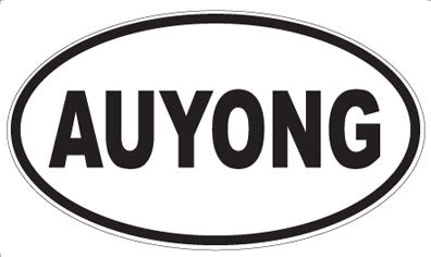 AUYONG - Oval Magnet