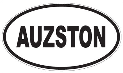 AUZSTON - Oval Magnet